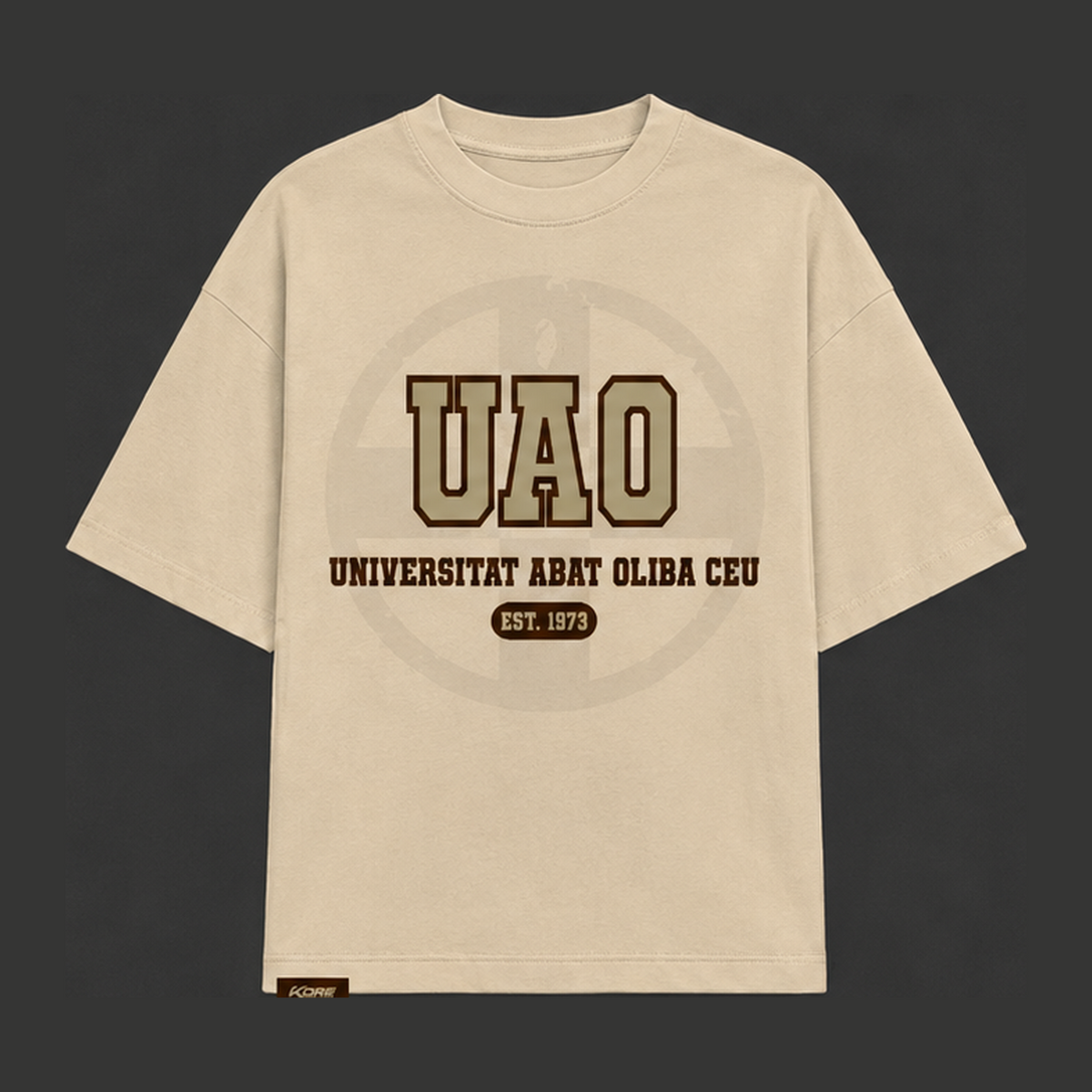 Shirt UAO Beige, vista frontal